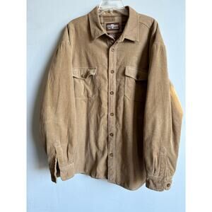 Levis Levi Strauss Corduroy Shirt Jacket Shaket Mens XL Brown Gorpcore